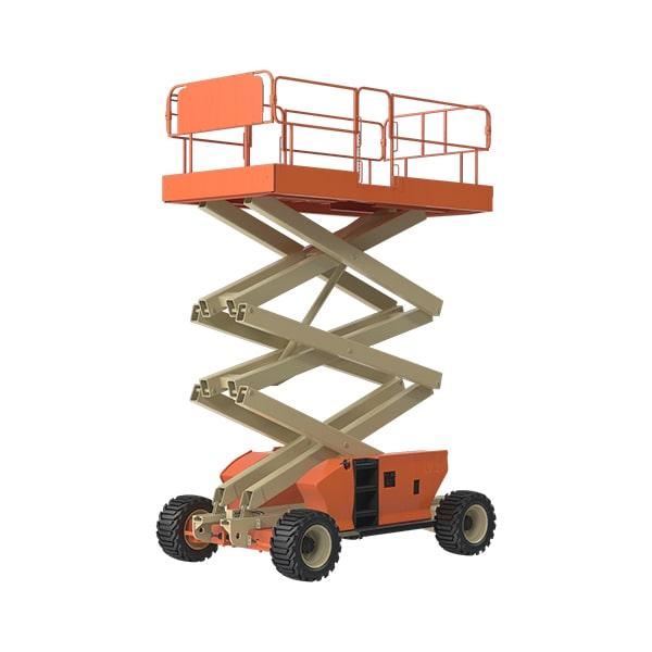 each scissor lift includes a maximum weight capacity that should not be gone beyond for safe operation